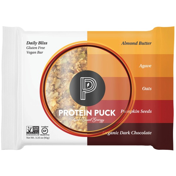 Protein Puck Plant Based Bars | Snacks with 15 grams