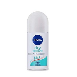 Nivea DRY ACTIVE Anti Transpirant, Roll On, Deo Roller, 48 protection, 2er Pack, (2x 50ml)