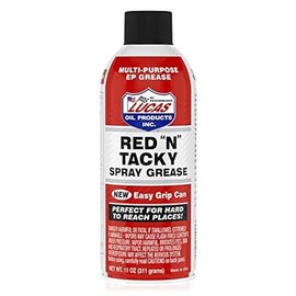Lucas Oil 11025 Red N Tacky Easy Grip Aerosol Spray - 11 Ounce (Pack of 12)