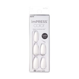 KISS imPRESS Colour Press-On False Nails - Frosting - 30 Nails