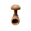 Nutcracker made from natural beech wood - very solid -