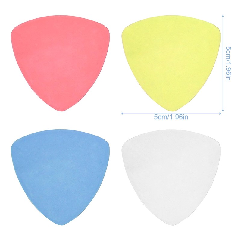 Luckious 4 PCS Tailors Sewing Chalk,Triangular Tailor's Chalk For Marking,