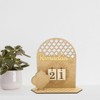 Ramadan Advent Calendar, Wooden Ramadan Countdown Calendar Creative Eid Mubarak