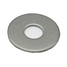 Ad Pack [Made in Japan] Stainless Steel Large Washer M8 (8.5 mm) Outer Diameter 1.4 inches (35 mm) Thickness 0.06 inch (1.5 mm) [Pack of 10]