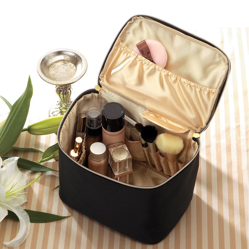 Ethol 145028 Makeup Pouch, Vanity Bag, Large, Vanity, Approx. 6.7