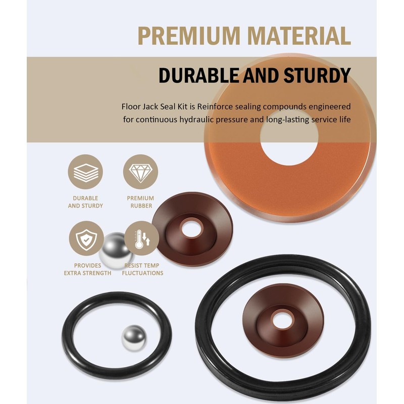 for Lincoln Walker J-122 1.5 Ton Floor Jack Hydraulic Seal
