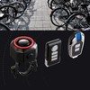 Bike Alarm Tail Light with Remote 110dB Loud Sound Waterproof
