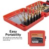 HIDOTOL Titanium Combination Drill and Tap Bits Set with Quick