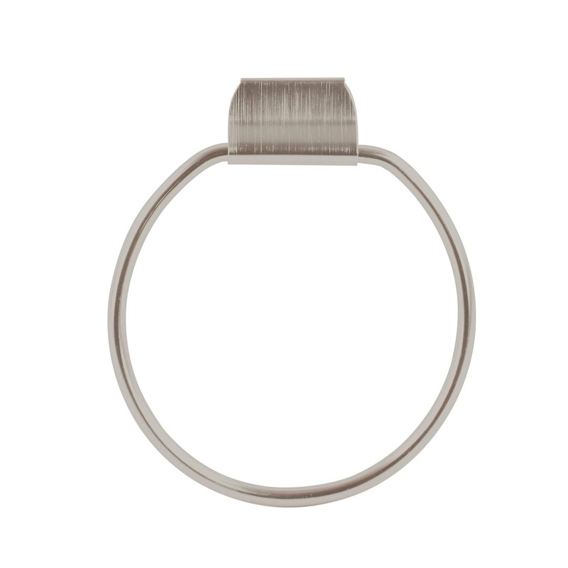 Spectrum Diversified Towel Ring, over the Cabinet Door, Brushed Nickel