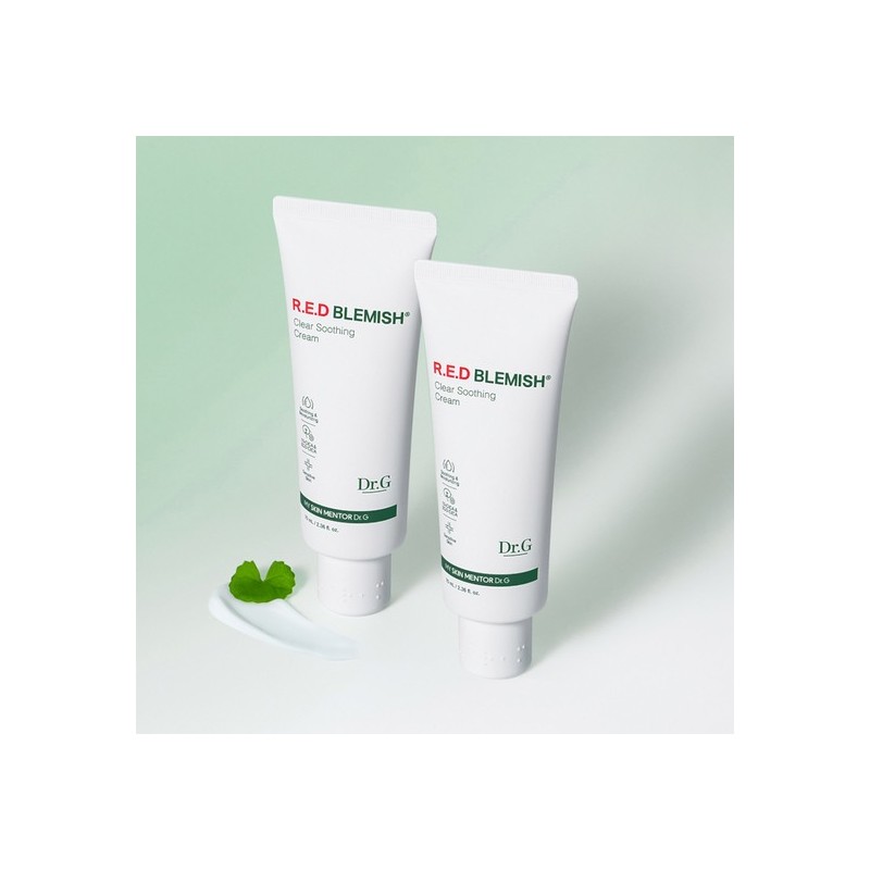 Dr.G (1+1) Red Blemish Clear Soothing Cream 70mL Tube +
