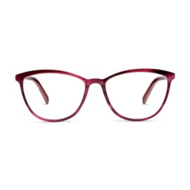 Peepers by PeeperSpecs Women's Bengal Cat Eye Reading Glasses, Magenta Horn, 1.50 + 1.5