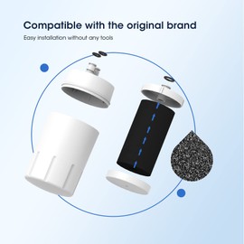 GLACIER FRESH Faucet Filter Replacement, Replacement for Brita Faucet Filter, 36311 On Tap Water Filter, Compatible with FR-200, FF-100, and All Brita Tap Water Filters (Pack of 2）