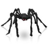 Halloween Decorations Big Spider 4.9 Ft Black Soft Hairy Scary
