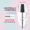 PANA Tapered Barrel Carbide 3/32" Shank Size - (Black, Coarse