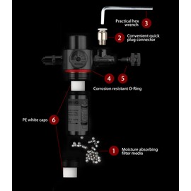 Clscea Spare Parts Replacement Kit Tool Accessories for CO2 Cylinder Generators