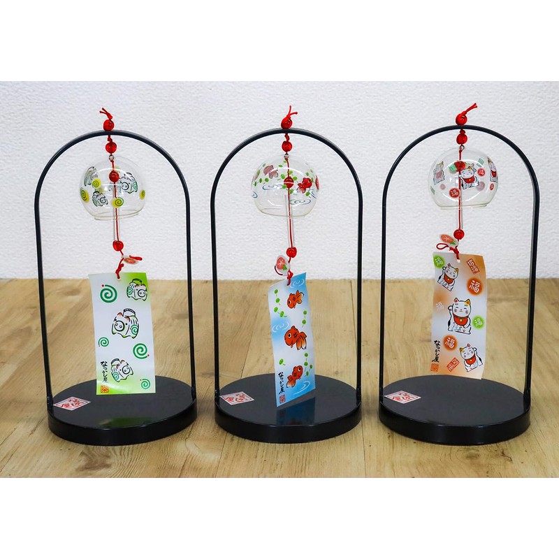 Yakushi Kiln Wind Chime, Tabletop, Small Edo (Pig)