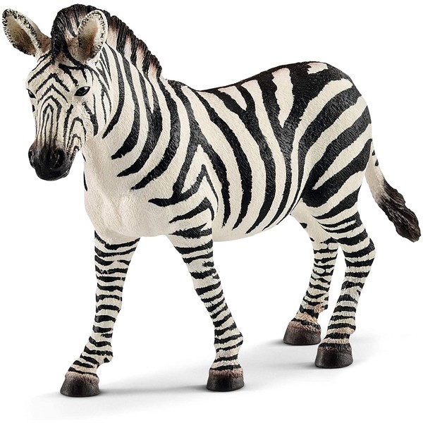 SCHLEICH Wild Life Zebra Female Educational Figurine for Kids Ages 3-8