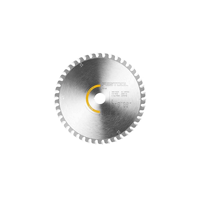 Festool Circular Saw Blade HW 168 x 1.8 x 20