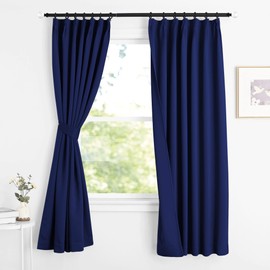 Nicetown Blackout Curtains, Set of 2, Blindfold, UV Protection, Thermal, Insulated