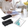 Kcgani 100 Packs Binding Spines, Reclosable 11'' Long 1.7" Depth