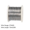 sourcing map 0.35 mm AWG27 Heating Resistance Wire Nichrome Cable