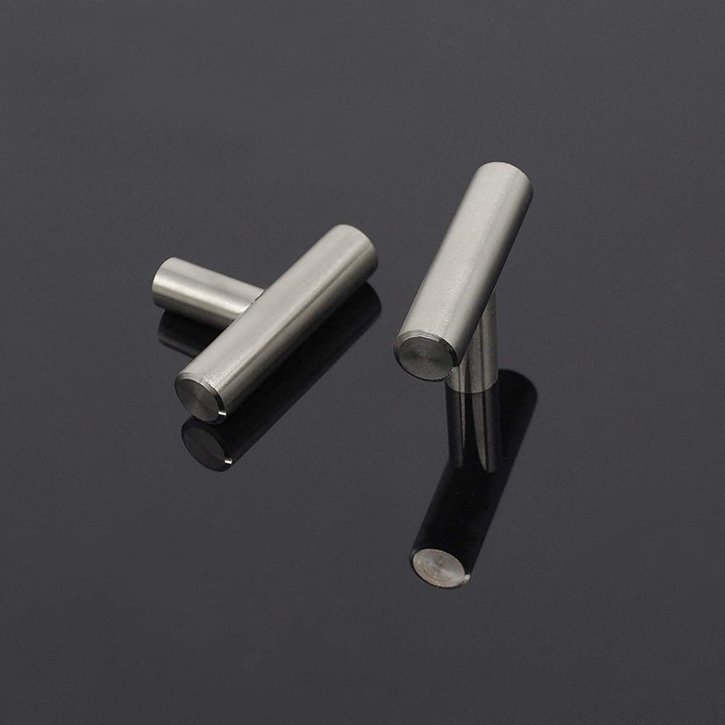 goldenwarm Modern Furniture Knobs, Bar Handle, Stainless Steel, Silver, Single