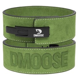 DMoose 10MM Lever Weightlifting Belt With Lumbar Support - Color: Green, Size: M