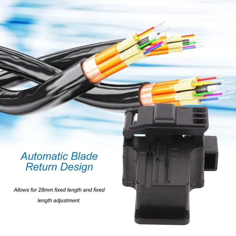 Fiber Optic Stripper Cutter Auto Blade Return Stripping Cutting Tool