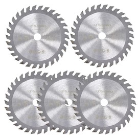 Pack of 5 Circular Saw Blades Diameter 85 x 10 mm 30 Teeth Wood Circular Saw Blades Carbide Saw Blade for Mini Handheld Circular Saw TCT Cutting Interchangeable Teeth Wood Circular Saw Blade
