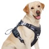 Dog Harness No-Pull with Front & Back D-Rings, Water-Repellent 600D