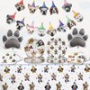 DYT 6 Pcs Dog Bone & Paw Print Foil Balloons,