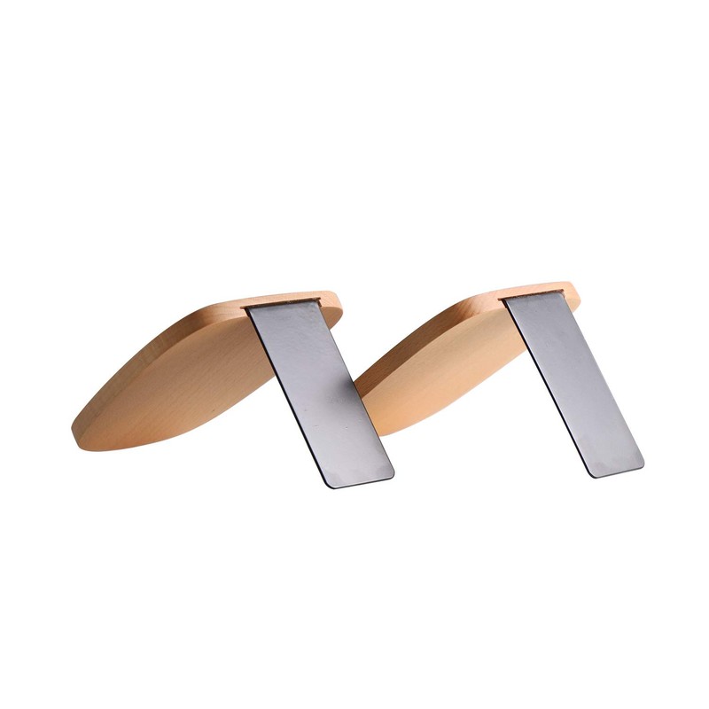 Muso Wood Wood Bookends - Never Fall (Beech) (2 Pair