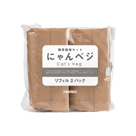HARIO No-Mow Cat Grass Cultivation Kit nyanbeji Other Refill 2-Pack for Cats