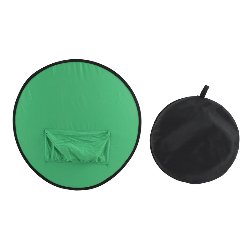 Blue Green 2 in 1 Background Screen Collapsible Portable Chromakey