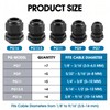 25 Pack Cable Gland Kit – IP68 Waterproof Nylon Cord