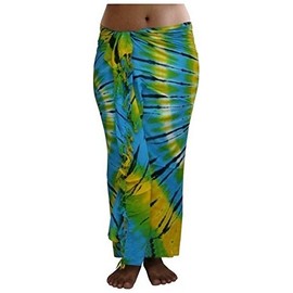Approx. 100 Models Available Beach Towel Pareo Sarong Wrap Skirt Blue/Yellow/Green SAR73