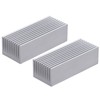 2Pcs Cooling Fins Aluminum Heat Radiator Heatsink Kit for Electronic