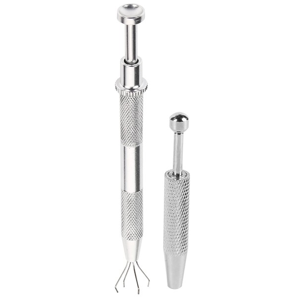 Piercing Ball Grabber Tool, Stainless Steel Prong Holder, Stainless Steel