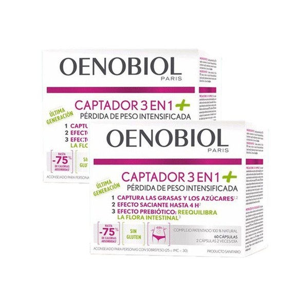 Oenobiol 3 In 1 Capsule (+) 2x60 Duplo Capsules