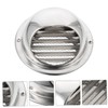 WHAMVOX Round Stainless Steel Vent Cover Windproof Louver Grille for