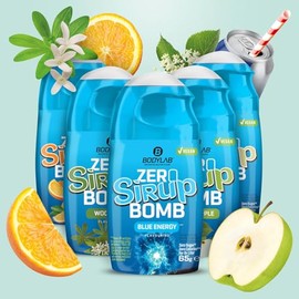 Bodylab24 Bodylab24 ZERO Sirup BOMB Mixed Box 2, 5 x 65ml, zuckerfrei und praktisch ohne Kalorien, mit nur 1kcal je 100ml Wasser-Sirup-Mischung, hochkonzentriert, für 8 l Fertiggetränk