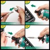 GRENPRO Electric Screwdriver Set Rechargeable, 3.6V Cordless Screwdriver Kit with