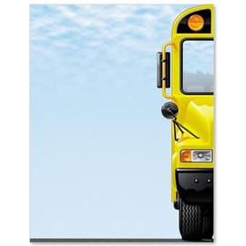 PaperDirect School Days Stationery, Letters, Cards, Invites, Border Papers, Letterhead 8.5 x 11, 25 sheets, Elegant Premium Writing Paper, Decorative Printer Paper