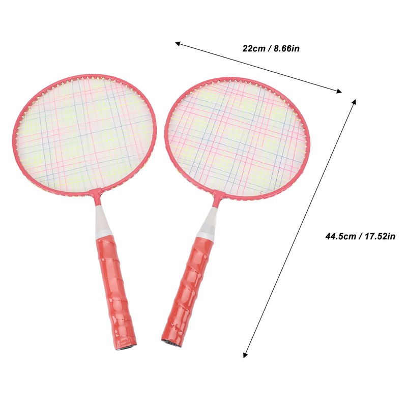 Kids Badminton Racket Set Lightweight Easy Grip Badminton Racquets for