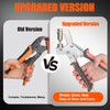 Heavy Duty Snap Fastener Tool with Case, Button Snap Replacement