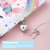 Unicorn Diary Set - Glitter Notebook Gift for Girls Children
