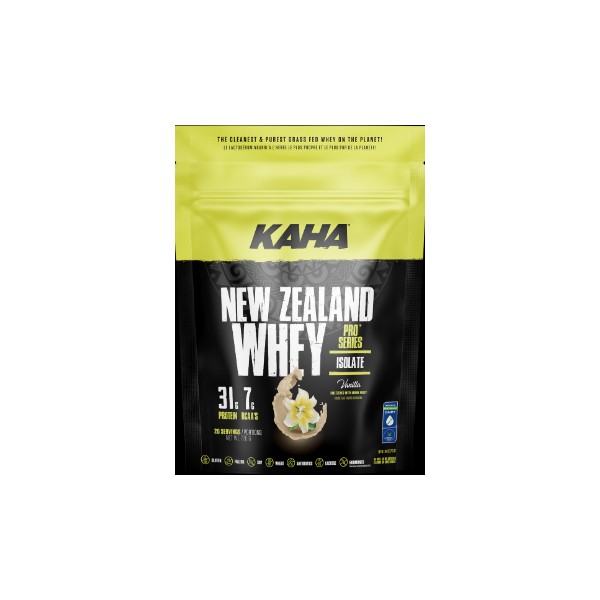 KAHA Nutrition New Zealand Whey Pro Series (Isolate) Vanilla - 720g + BONUS
