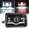 Truck Front Square LED Headlight with High Low Beam DRL