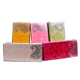 ZIG ZAG Elegant Money Gifting Envelopes Pack of 100 Cash Holder Designer Lifafa for Weddings, Gift of Prosperity Multi Color