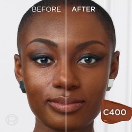 L'Oreal Paris Infallible Skin Ink 2-in-1 Foundation Concealer Hybrid Face Makeup, up to 48HR Transfer-Resistant with Buildable Light to Full Coverage, 400 Cool